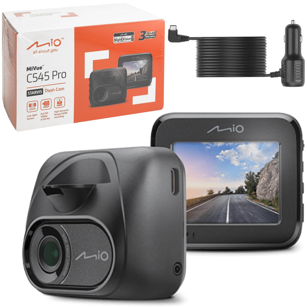 Mio MiVue C545 Pro | Wideorejestrator Kamera Samochodowa Przód STARVIS | HDR FullHD