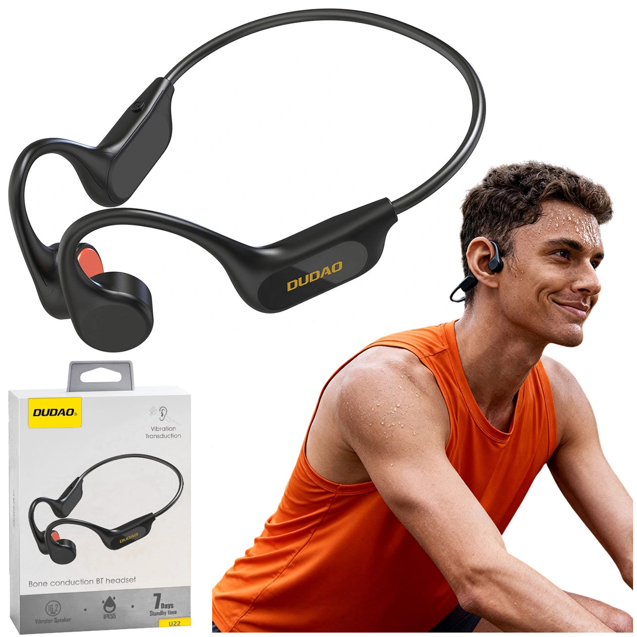 Dudao U22 | Bezprzewodowe Słuchawki Kostne | Bluetooth 5.2