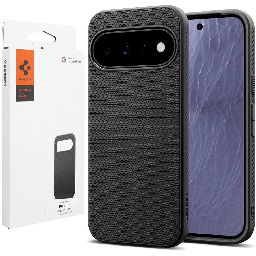Etui SPIGEN Liquid Air | Matte Black do Google Pixel 11