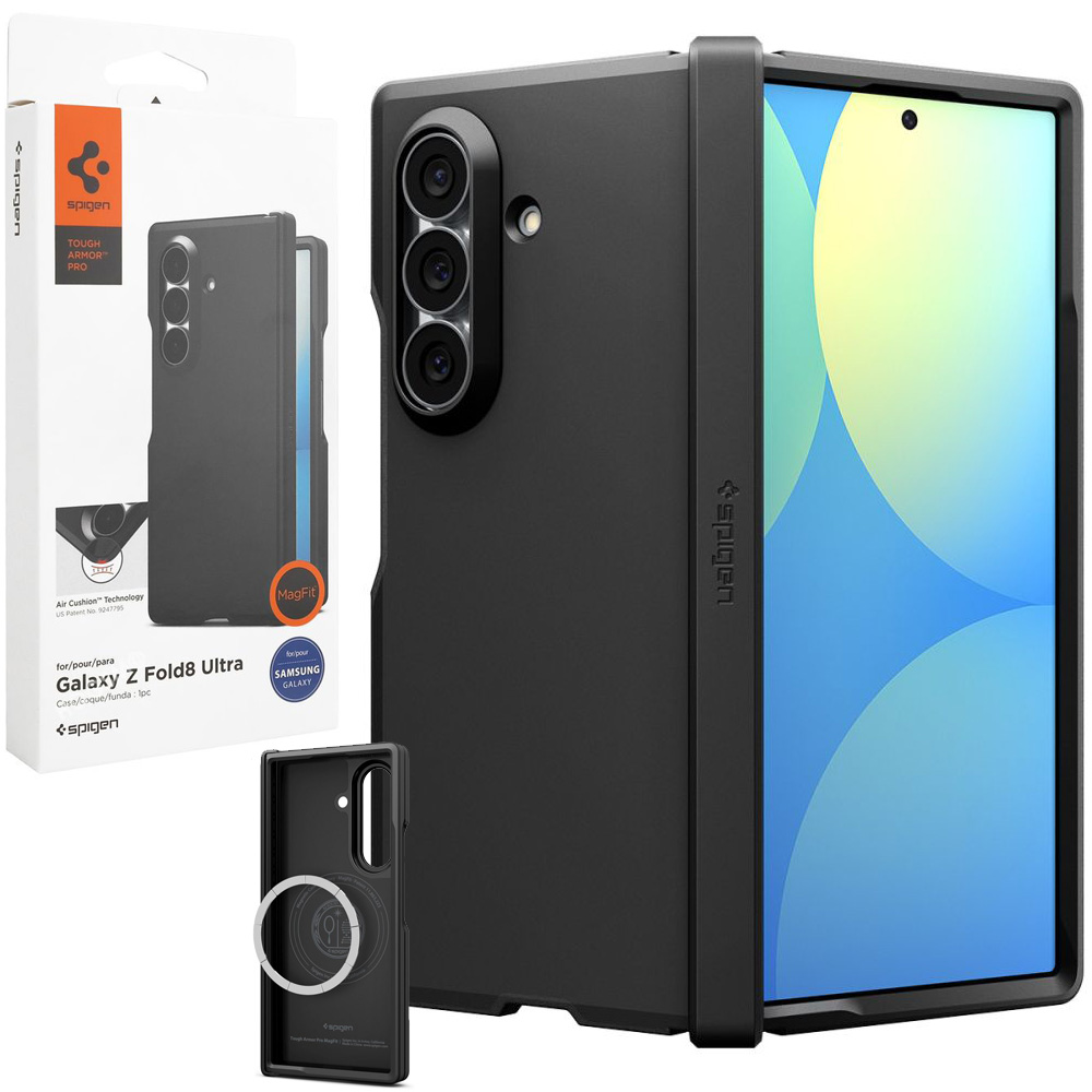 Etui SPIGEN Slim Armor PRO MagSafe | Black do Samsung Galaxy Z Fold8 Ultra
