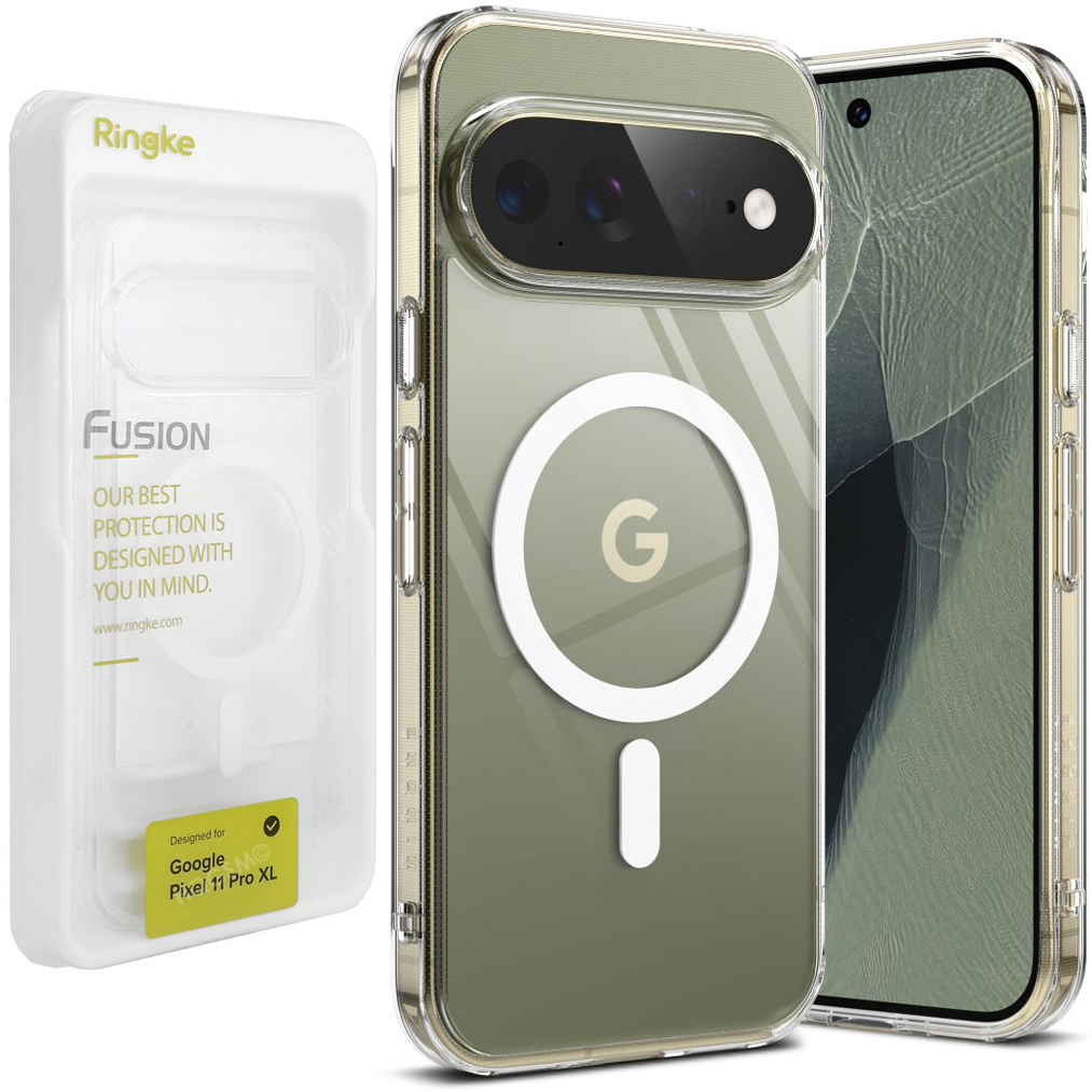 Etui RINGKE Fusion Magnetic z PixelSnap | Clear do Google Pixel 11 Pro XL