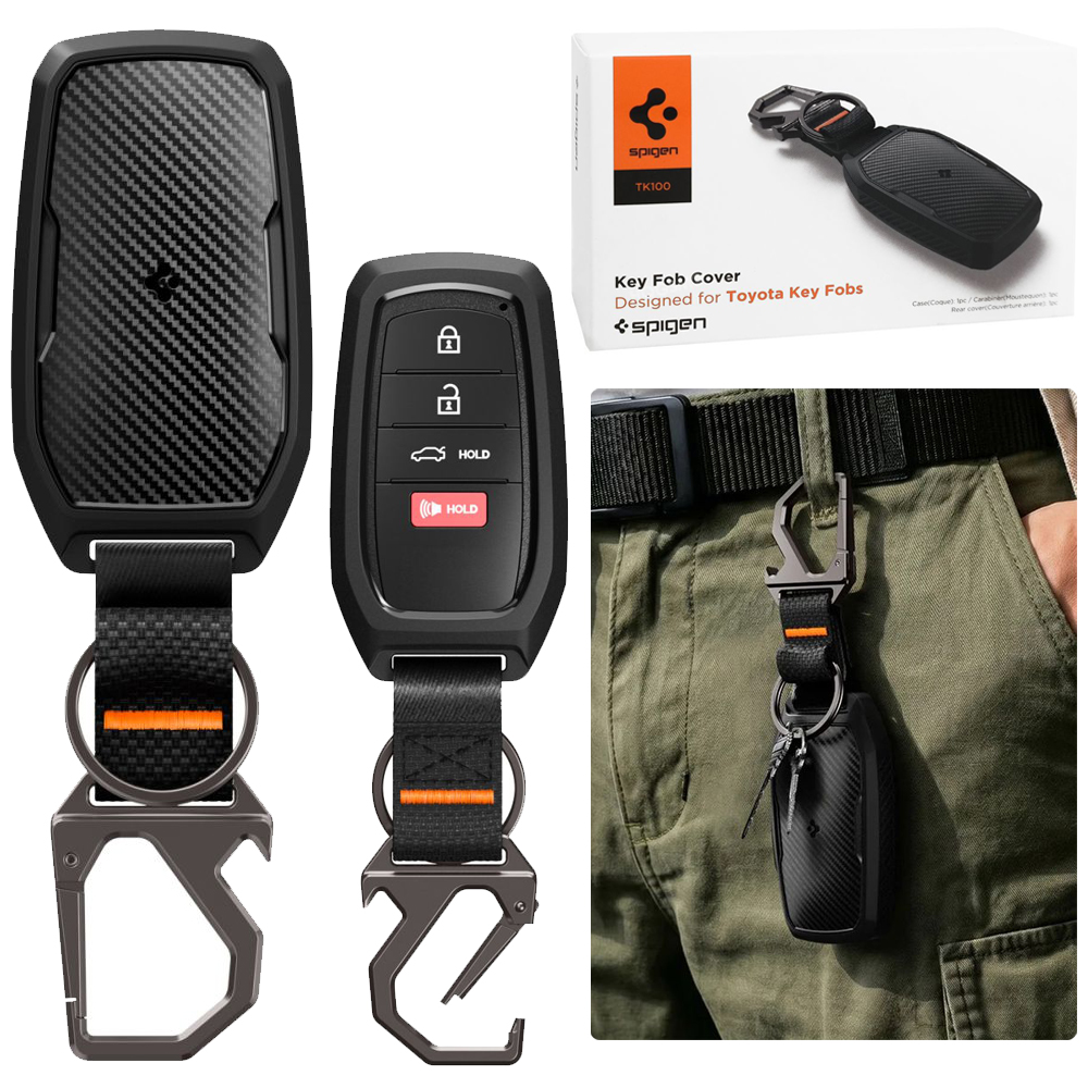 Spigen TK100 | Etui Ochronne na Kluczyk Toyota | Black