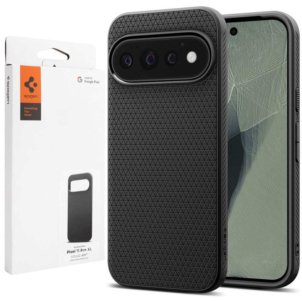 Etui SPIGEN Liquid Air | Matte Black do Google Pixel 11 Pro XL