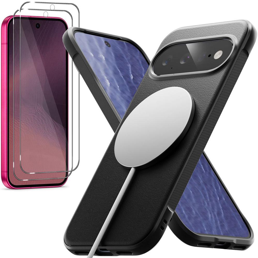 Etui RINGKE Onyx Magnetic | Black + 2x SZKŁO do Google Pixel 11