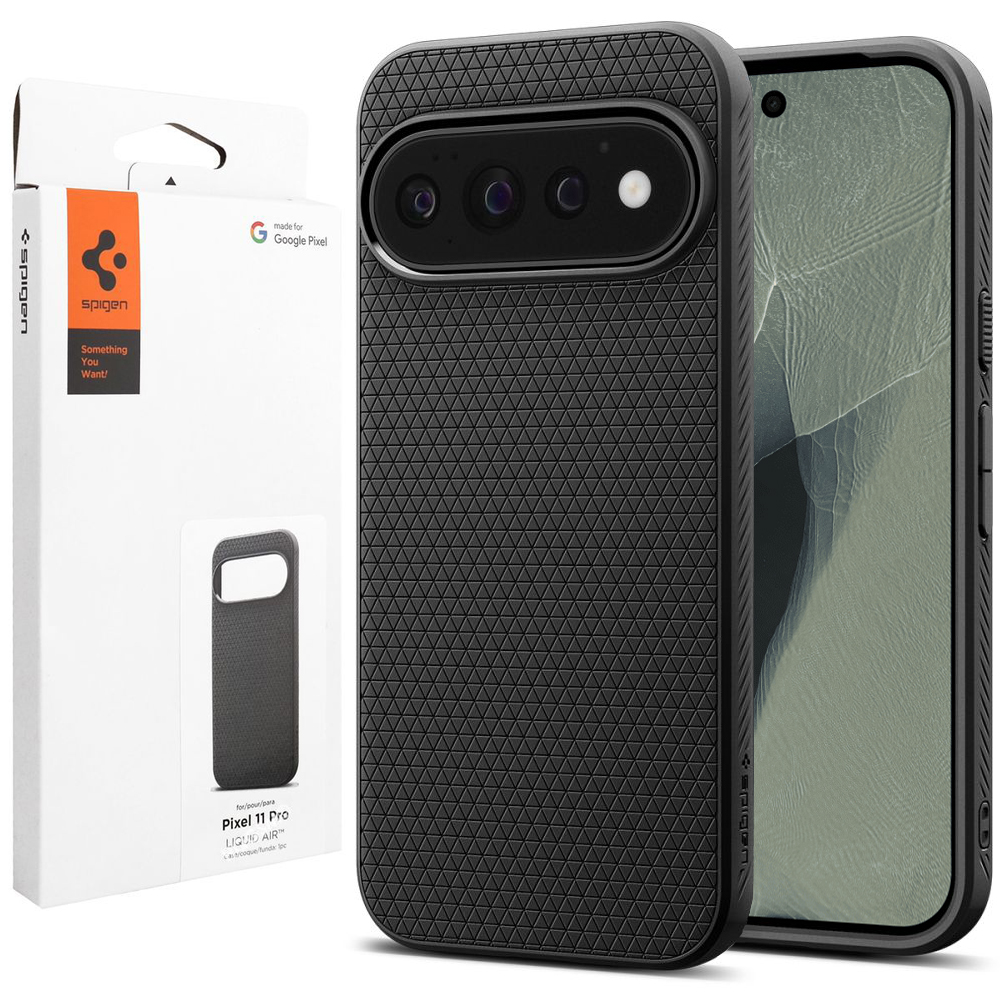Etui SPIGEN Liquid Air | Matte Black do Google Pixel 11 Pro