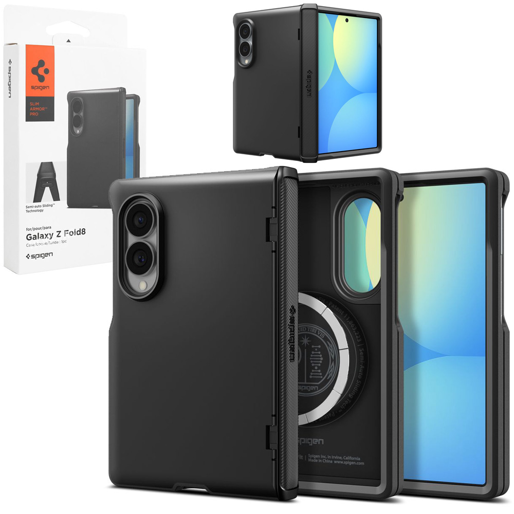 Etui SPIGEN Slim Armor PRO MagSafe | Black do Samsung Galaxy Z Fold8