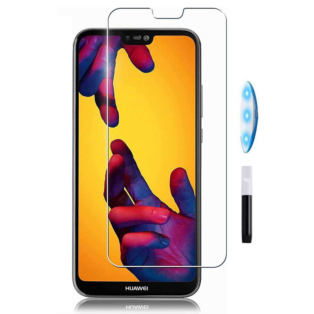 SZKŁO Ochronne na Klej UV do Huawei P20 Lite