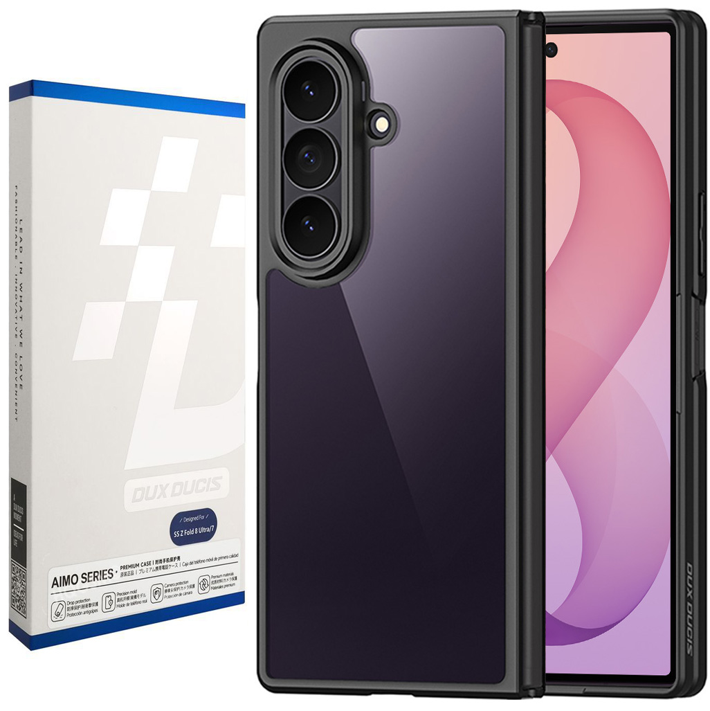 Etui DUX DUCIS Aimo | Crystal Black do Samsung Galaxy Z Fold8 Ultra