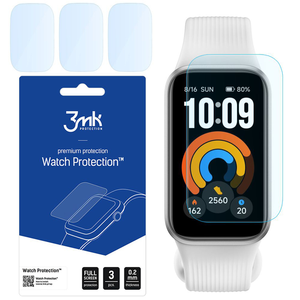 3x Folia Hydrożelowa 3mk Watch Protection do Xiaomi Smart Band 11 Active