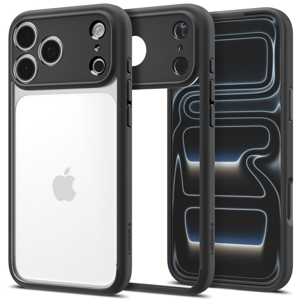 Etui SPIGEN Ultra Hybrid | Crystal Black do Apple iPhone 18 Pro Max