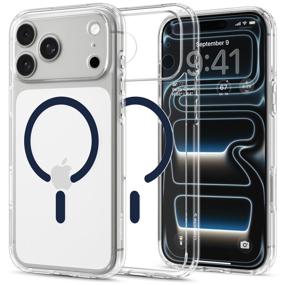Etui SPIGEN Ultra Hybrid MagSafe | Clear Blue do Apple iPhone 18 Pro Max