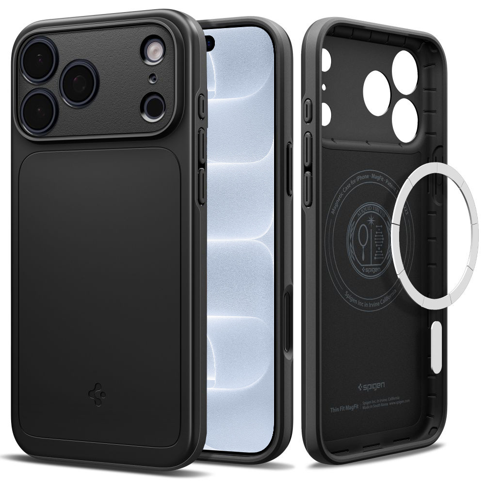 Etui SPIGEN Thin Fit MagSafe | Black do Apple iPhone 18 Pro Max