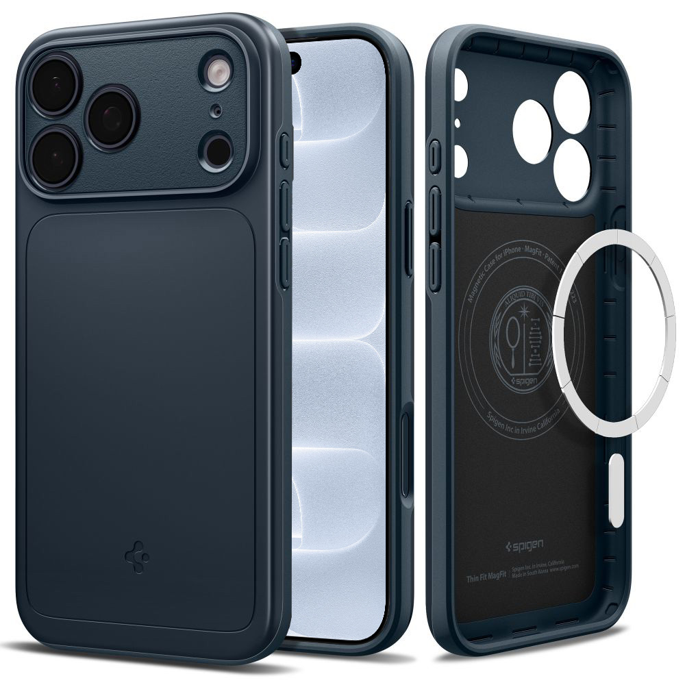 Etui SPIGEN Thin Fit MagSafe | Metal Slate do Apple iPhone 18 Pro Max