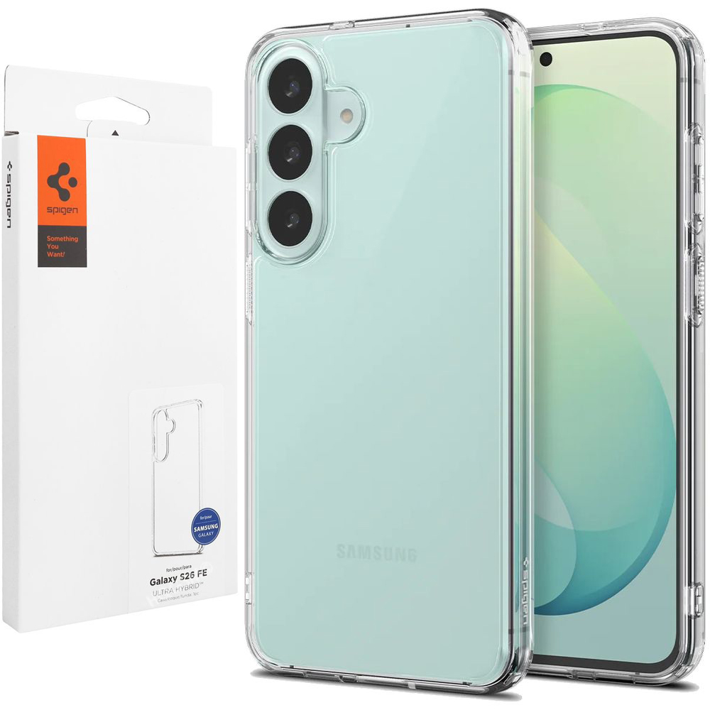 Etui SPIGEN Ultra Hybrid | Crystal Clear do Samsung Galaxy S26 FE