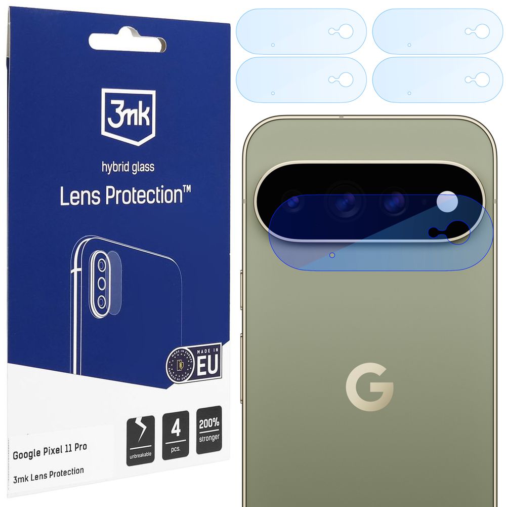 4x 3mk Lens Protection | Szkło Hybrydowe na Obiektyw Aparat do Google Pixel 11 Pro