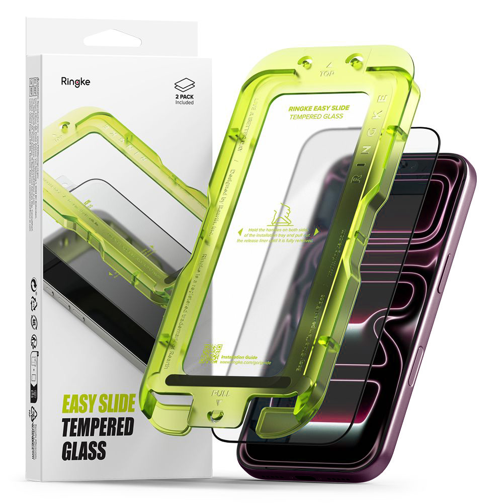 2x Szkło Hartowane RINGKE Easy Slide Tempered Glass + Aplikator do Apple iPhone 18 Pro Max