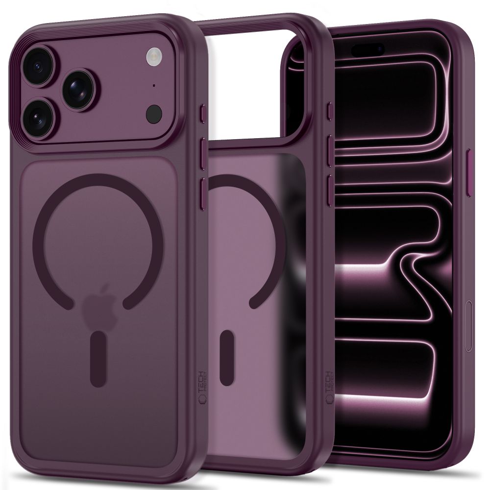 Etui Hybrydowe Matte Case z MagSafe | Burgundy do Apple iPhone 18 Pro