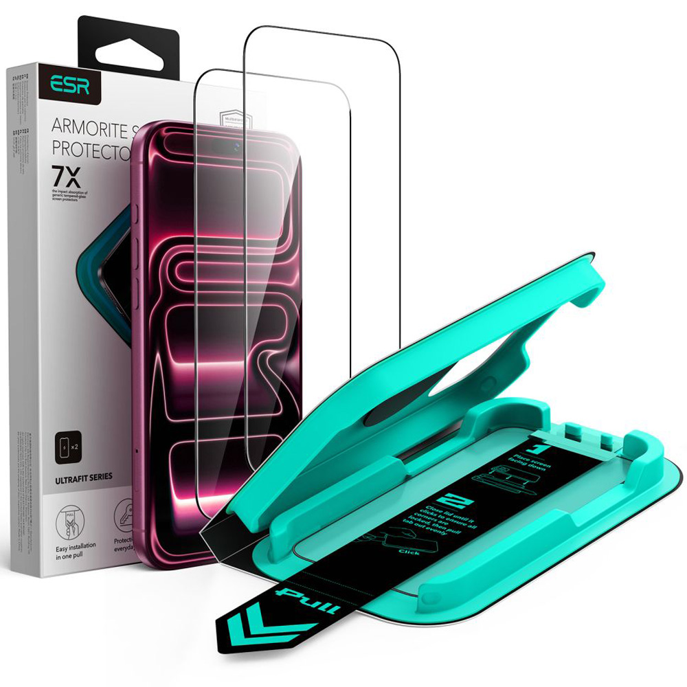 ESR Armorite UltraFit | Szkło Hartowane Antyrefleksyjne z aplikatorem do Apple iPhone 18 Pro Max