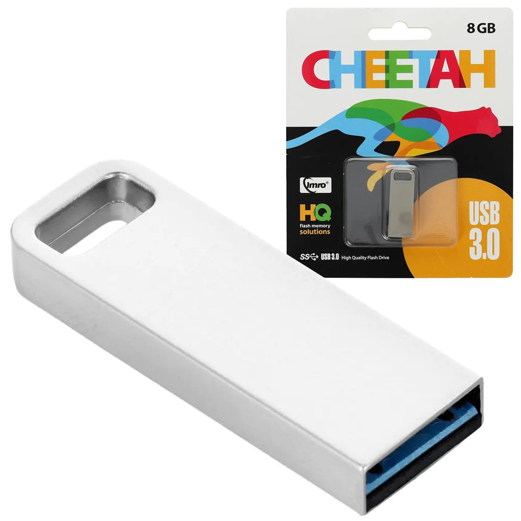 Imro Cheetah | Wytrzymały Pendrive USB 3.0 | Aluminiowa Obudowa | 8GB