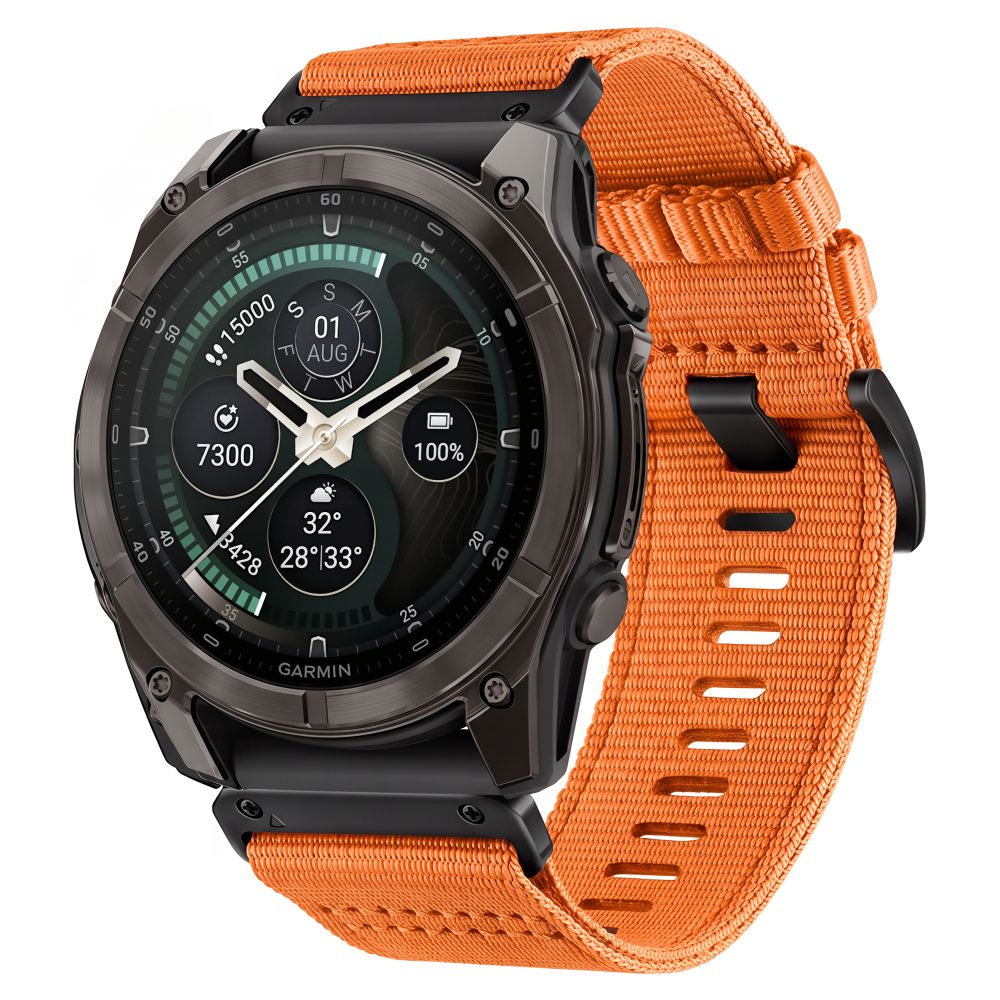 TECH-PROTECT NYLON CLASSIC GARMIN FENIX 5X / 5X PLUS / 6X / 6X PRO / 7X / 8 / 8 PRO / 9 / 9 PRO (47 MM) SIGNAL ORANGE