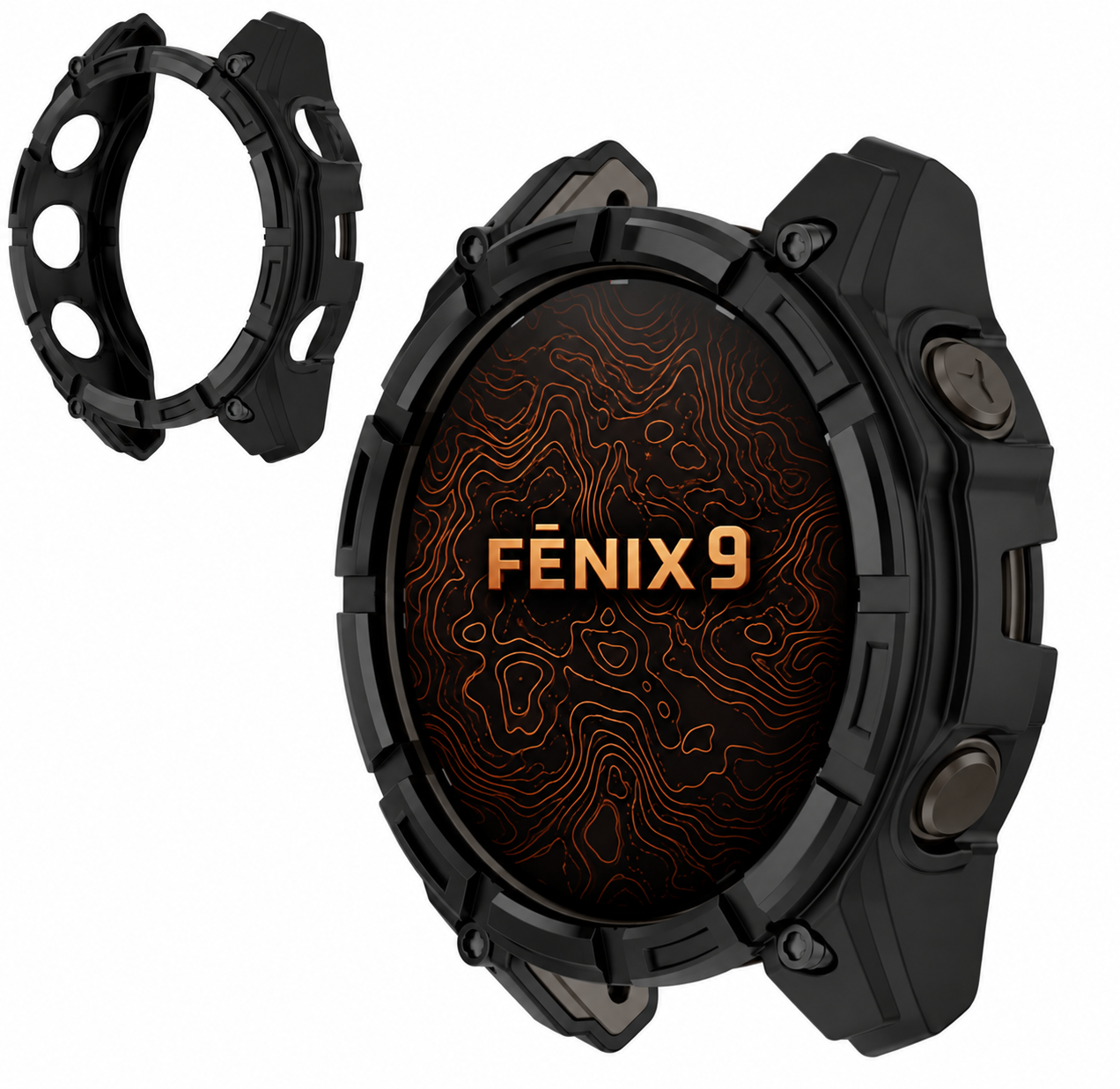 Etui ochronne SmartGuard Defense Air do Garmin Fenix 9 47 mm
