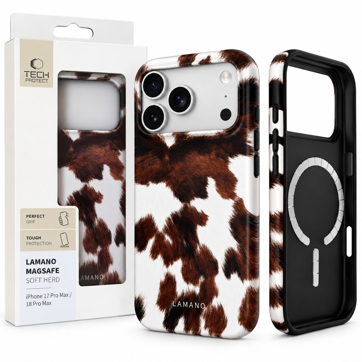 Etui Tech-Protect Lamano MagSafe Soft Herd do iPhone 17 Pro Max / 18 Pro Max