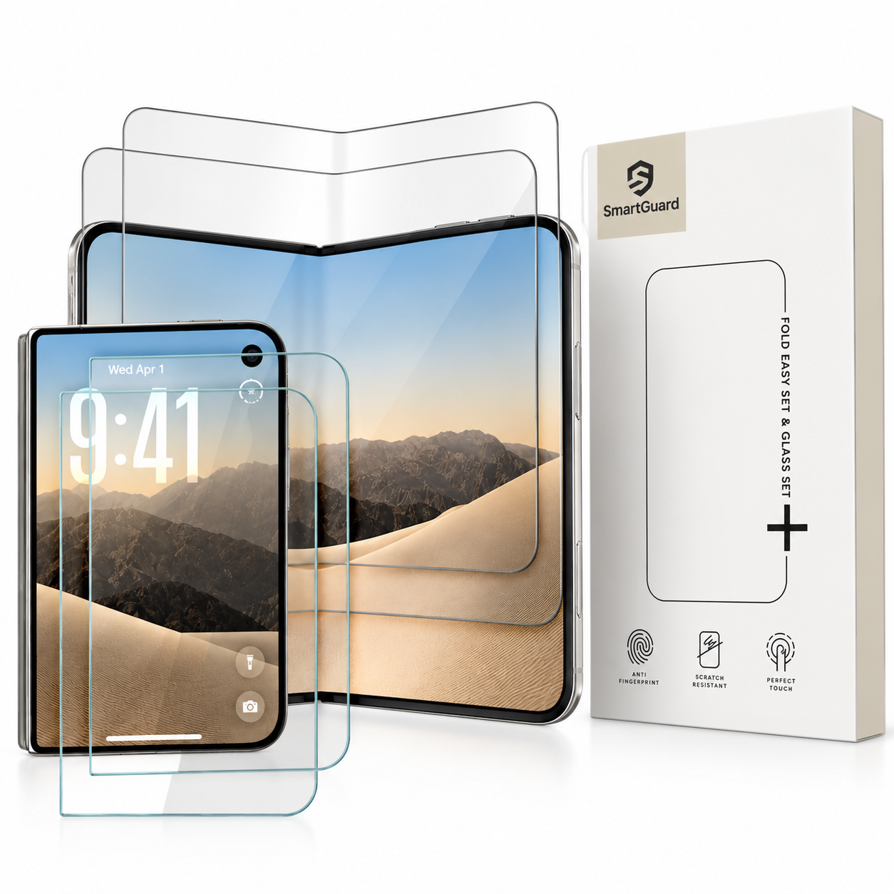 Zestaw ochronny 4w1 SmartGuard360 do iPhone Duo